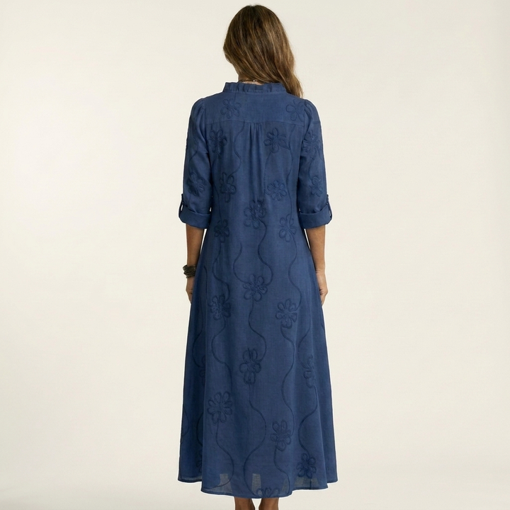 Women’s Floral Embroidered Maxi Dress